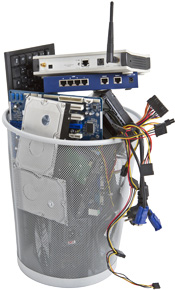 Equipment in the bin